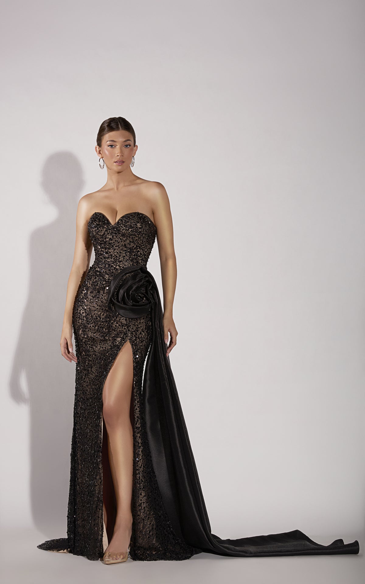ALYCE Paris 55039 Sweetheart Neckline Embellished Straight Dress