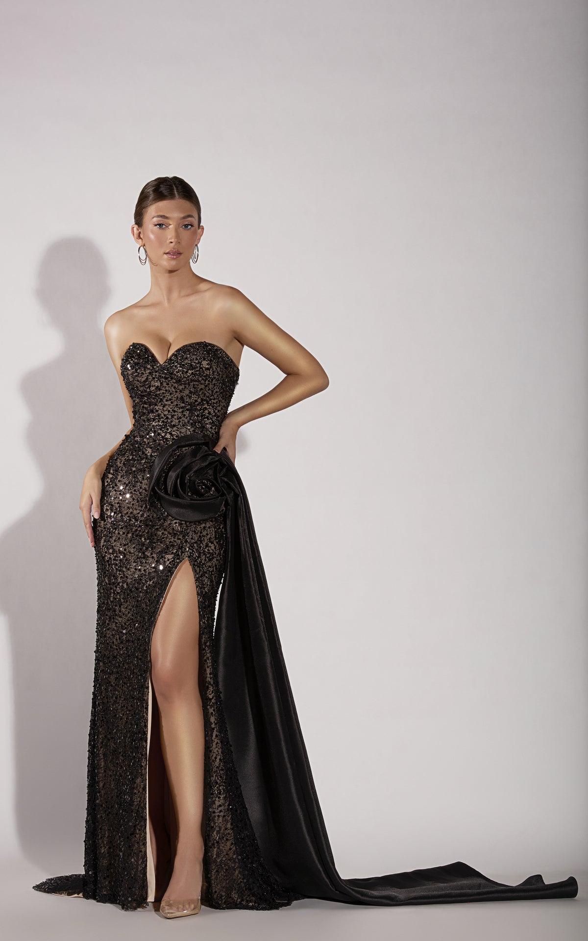 ALYCE Paris 55039 Sweetheart Neckline Embellished Straight Dress