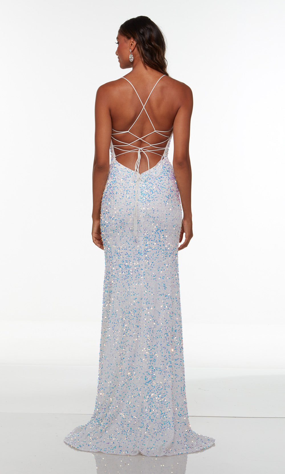 ALYCE Paris 61181 Alyce Long Square Elegant Straight Dress