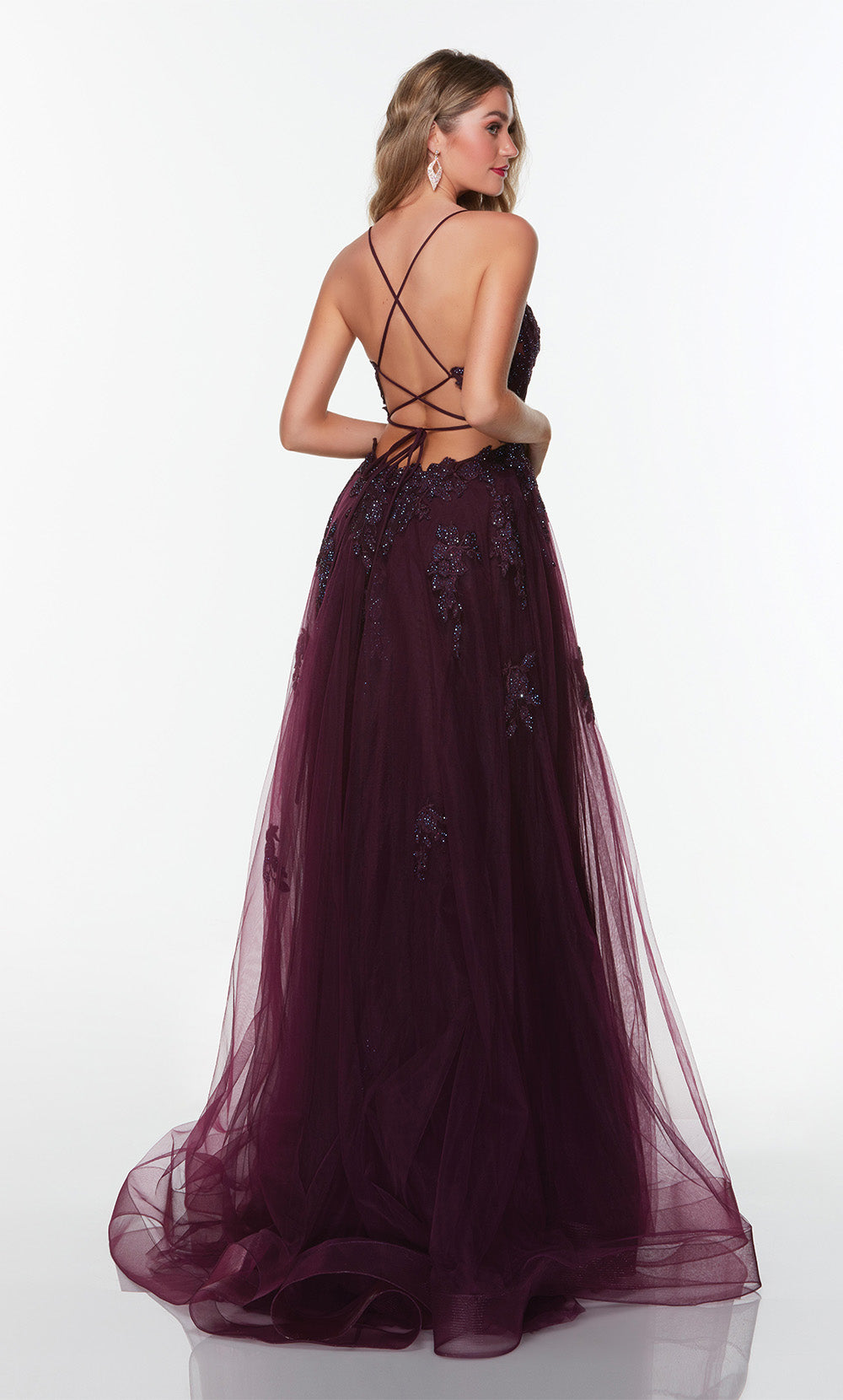 Alyce Paris 61263 Alyce Long hundido Slit Ball grupo de salto