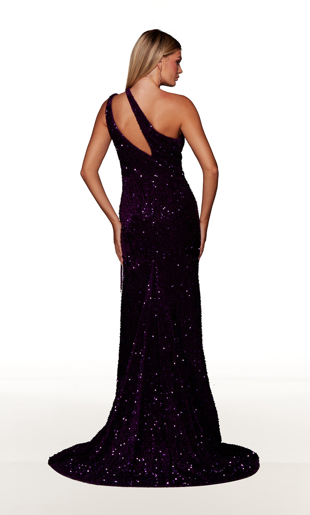 ALYCE Paris 61334 Alyce Long One Shoulder Sexy Straight Dress