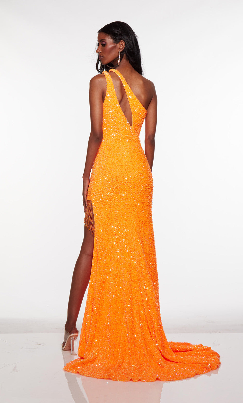ALYCE Paris 61334 Alyce Long One Shoulder Sexy Straight Dress