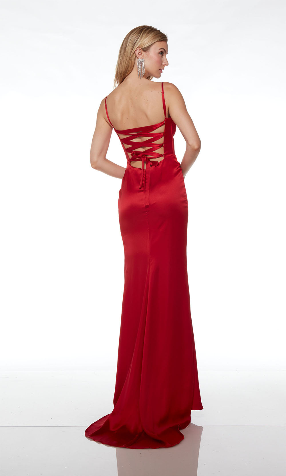 ALYCE Paris 61485 Alyce Long Plunging Elegant Straight Dress