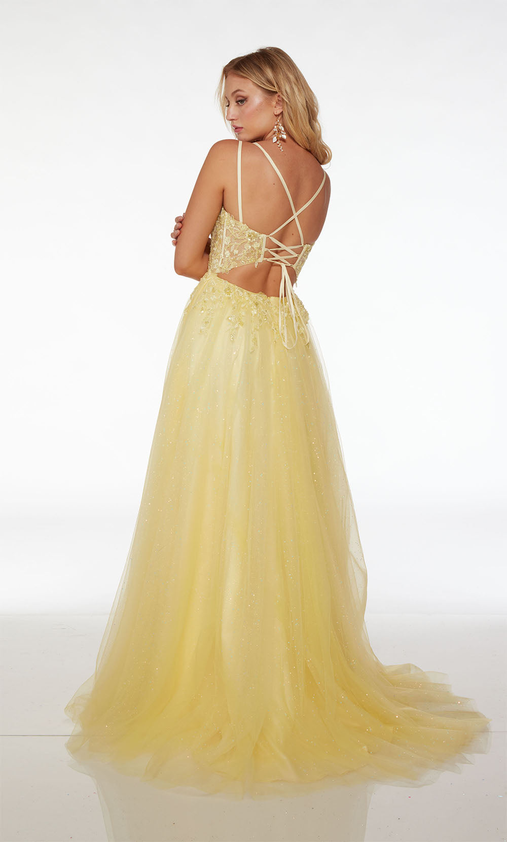Alyce Paris 61513 Alyce Long Imbellata abbellita un abito da linea