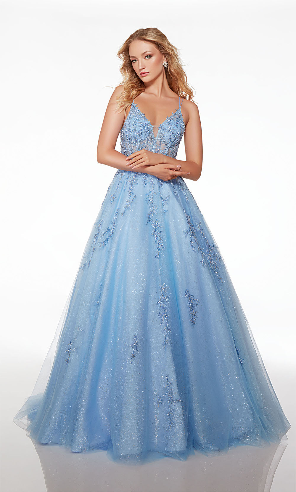 ALYCE Paris 61633 Alyce Long Plunging Elegant Ballgown Dress