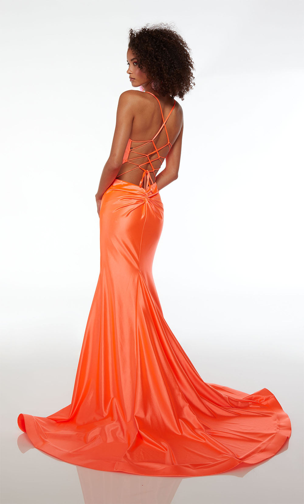 ALYCE Paris 61674 Alyce Long Plunging Neckline Simple Mermaid Dress