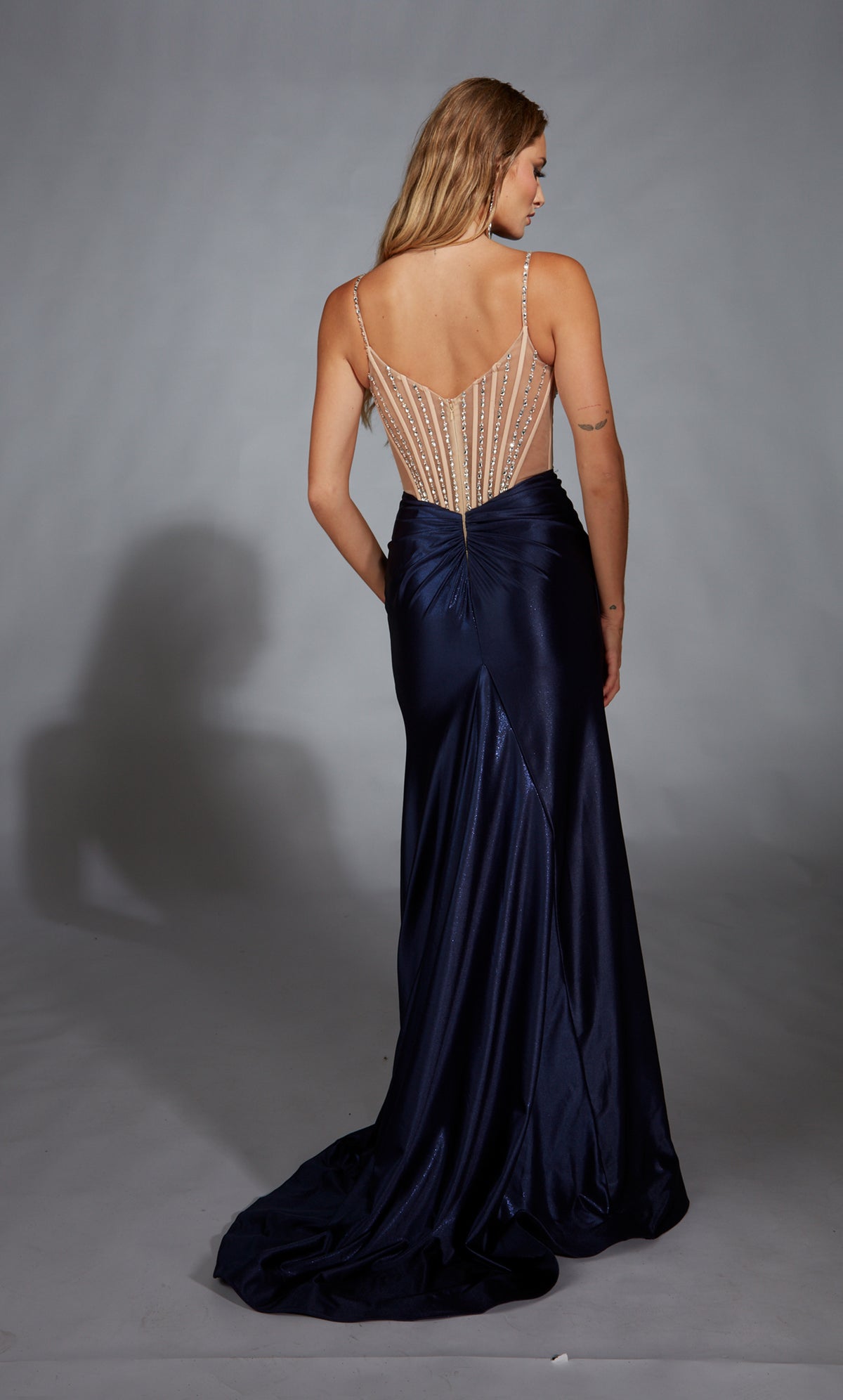 Alyce Paris 61767 Alyce Long Sweetheart Elegant Fit and Flare Vestido