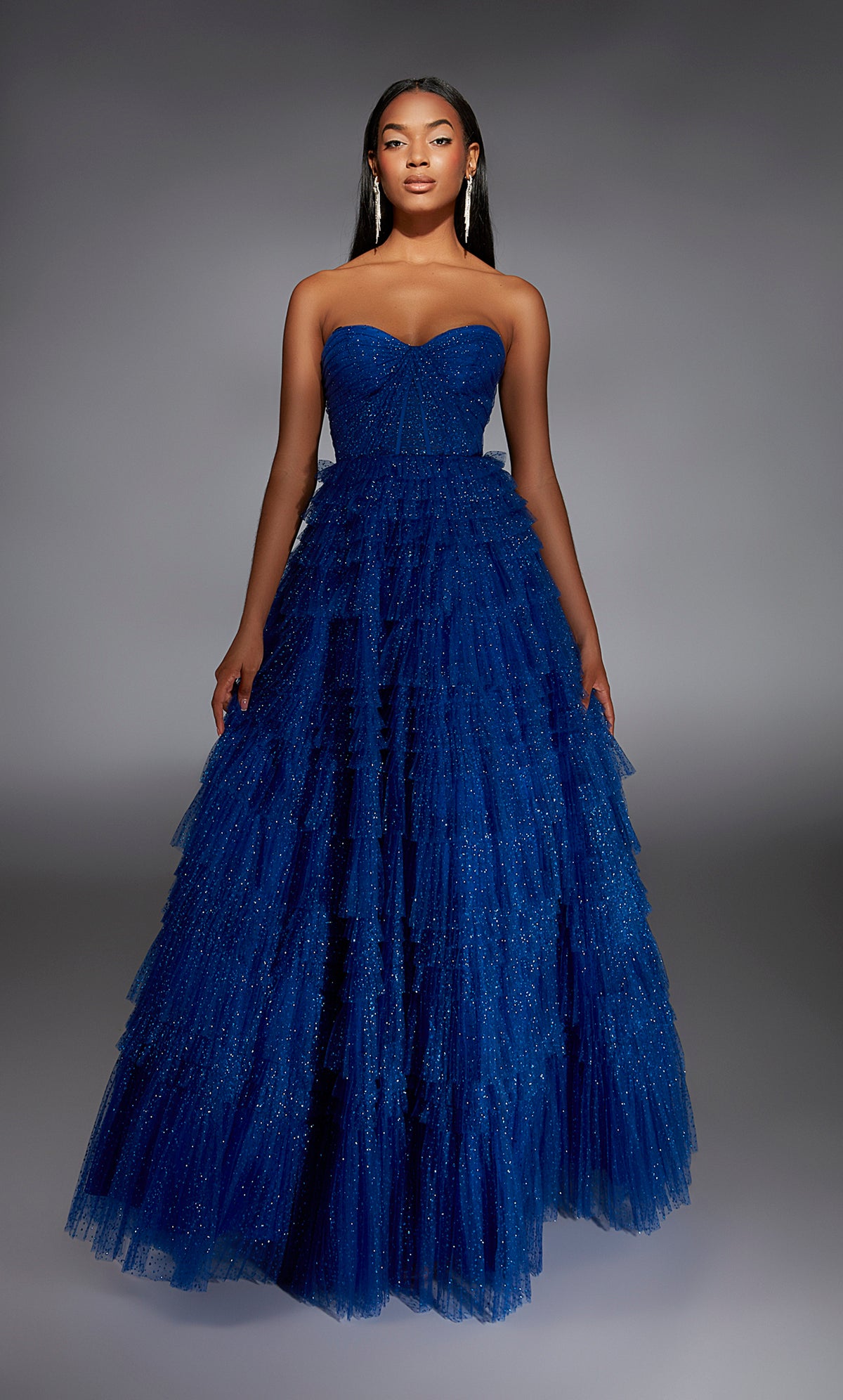 Alyce Paris 61774 Alyce Long sin tirantes Vestido de gala/brillante