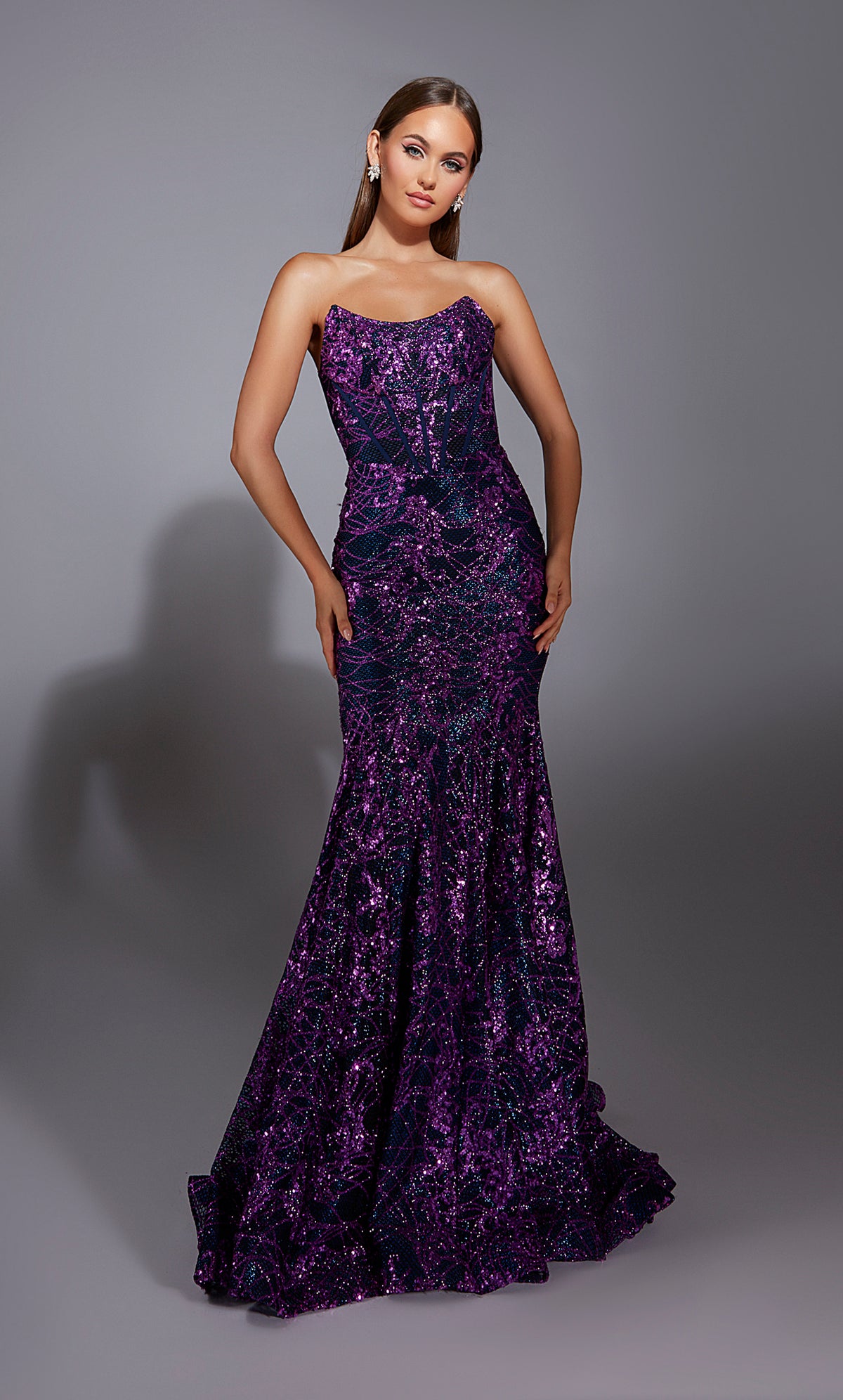 Alyce Paris 61887 Alyce Long sin tirantes Strampy/Splemy Mermaid Vestido