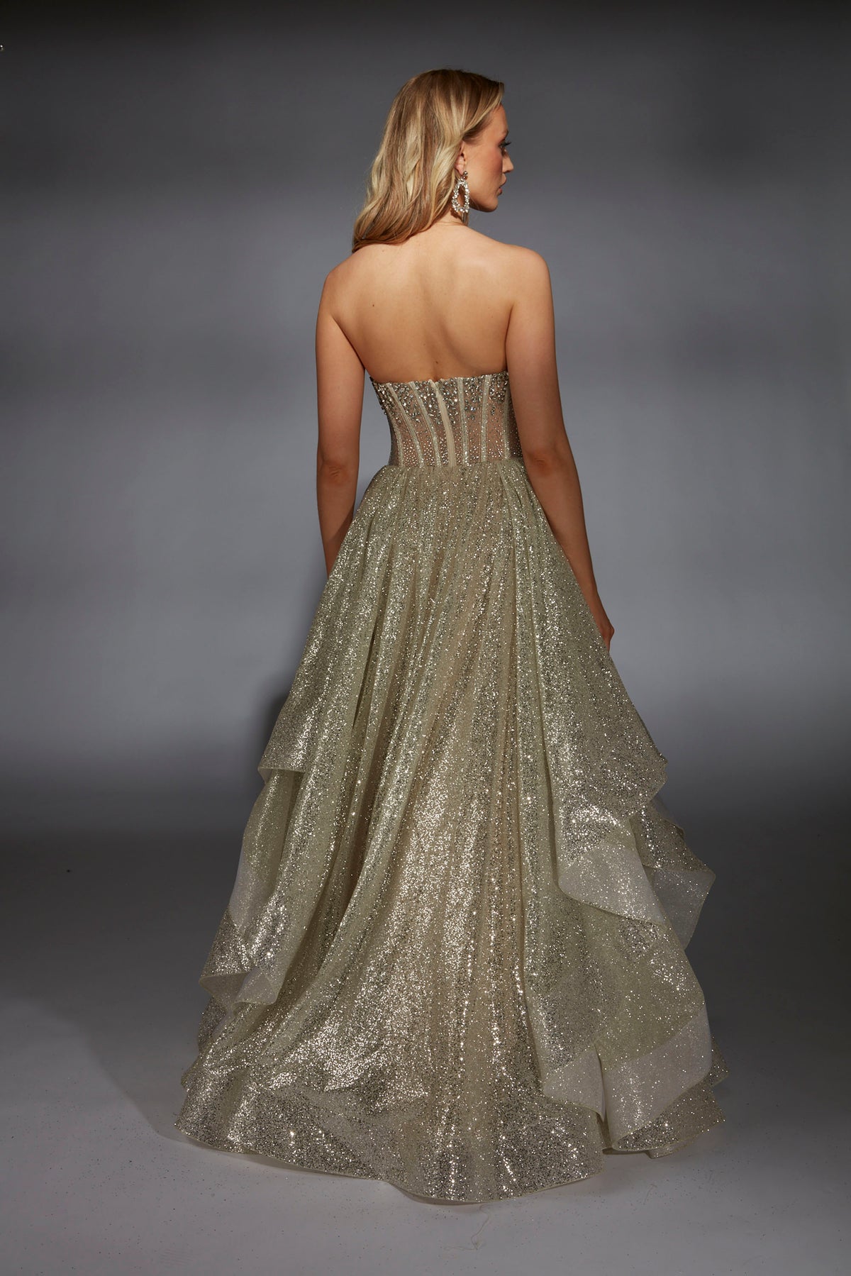 Alyce Paris 61971 Alyce Long Straplet Molset Ballgwn Dress