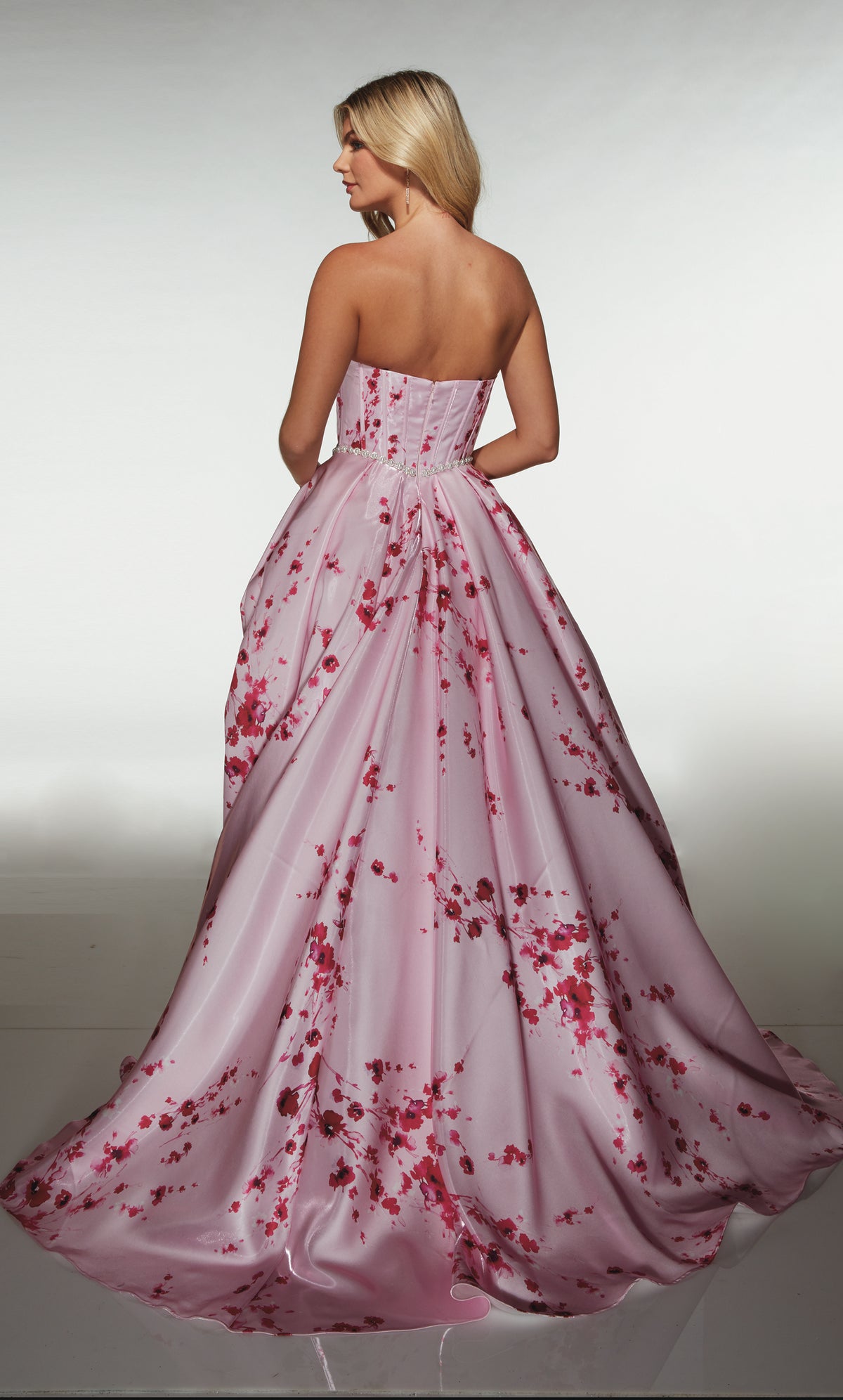 ALYCE Paris 61989 Alyce Long Cowl Neckline Ruched/draped High-low Dress