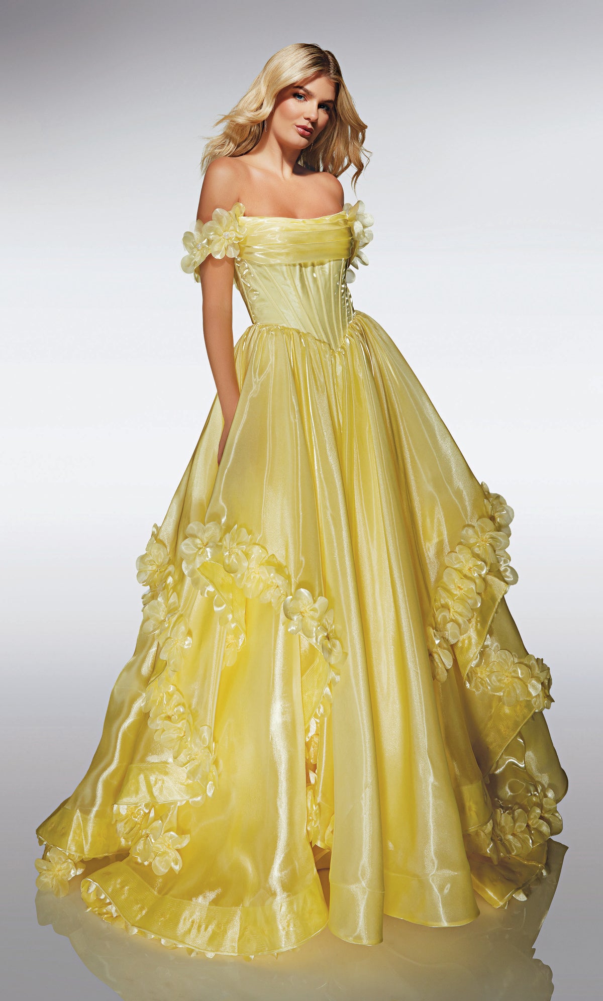 ALYCE Paris 62014 Alyce Long Cowl Neckline Elegant Ballgown Dress