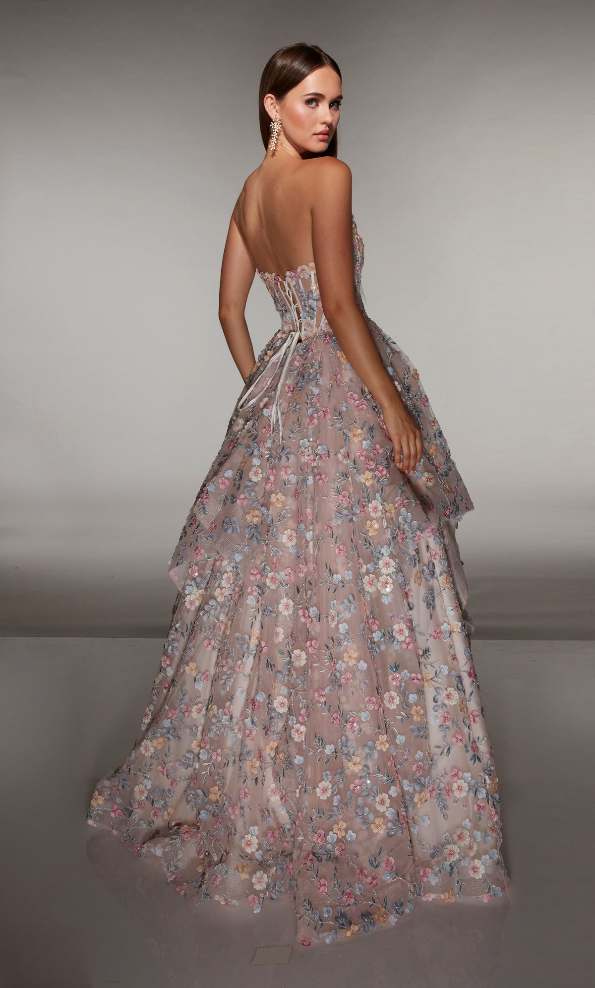 ALYCE Paris 62048 Alyce Long Sweetheart Neckline Embellished Ballgown Dress