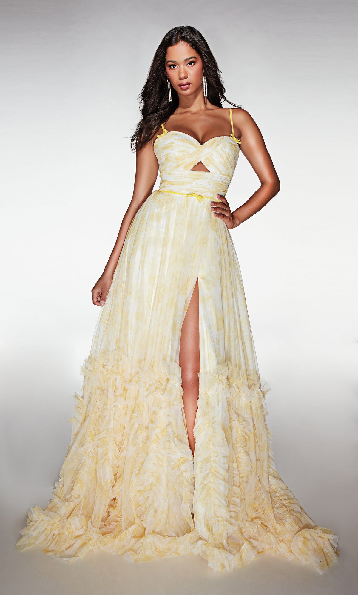 ALYCE Paris 62078 Alyce Long Sweetheart Neckline Ruched/draped A Line Dress