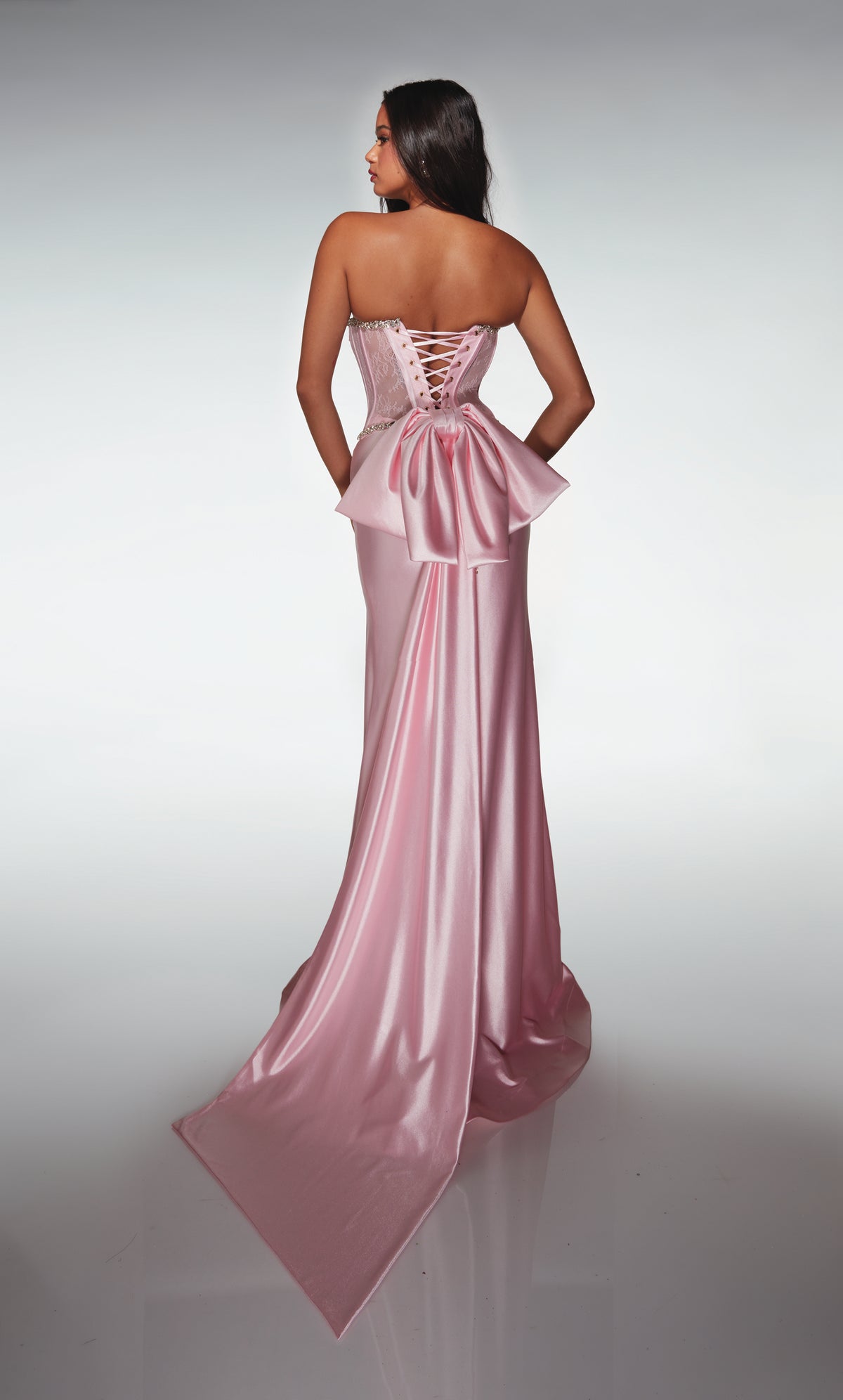 ALYCE Paris 62089 Alyce Long Sweetheart Neckline Illusion Mermaid Dress