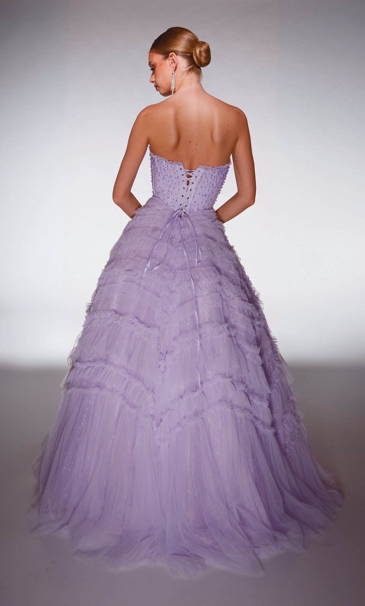 ALYCE Paris 62208 Alyce Long Scoop Neckline Embellished Ballgown Dress