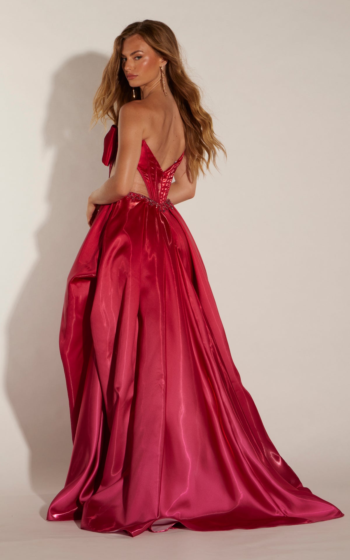 ALYCE Paris 62313 Alyce Long Strapless Neckline 80s Inspired Ballgown Dress