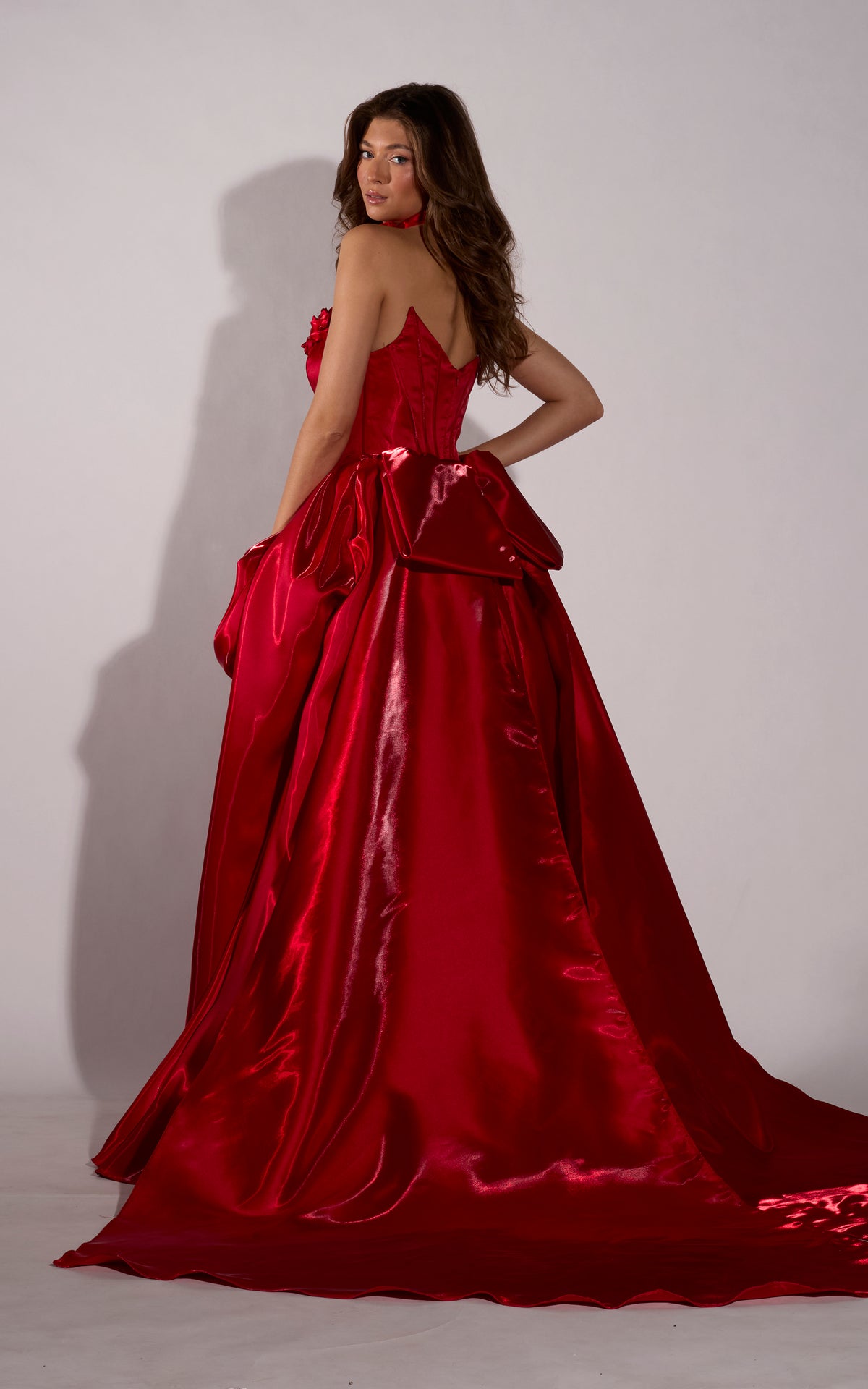 ALYCE Paris 62398 Alyce Long Scooped Neckline Elegant A Line Dress