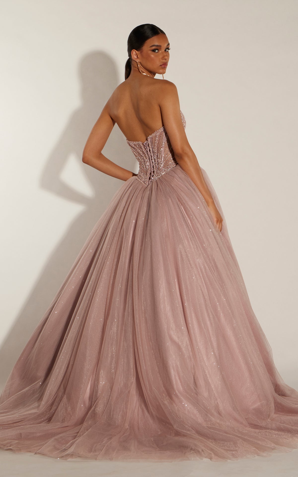ALYCE Paris 62424 Alyce Long Plunging Neckline Shimmery/sparkly Ballgown Dress