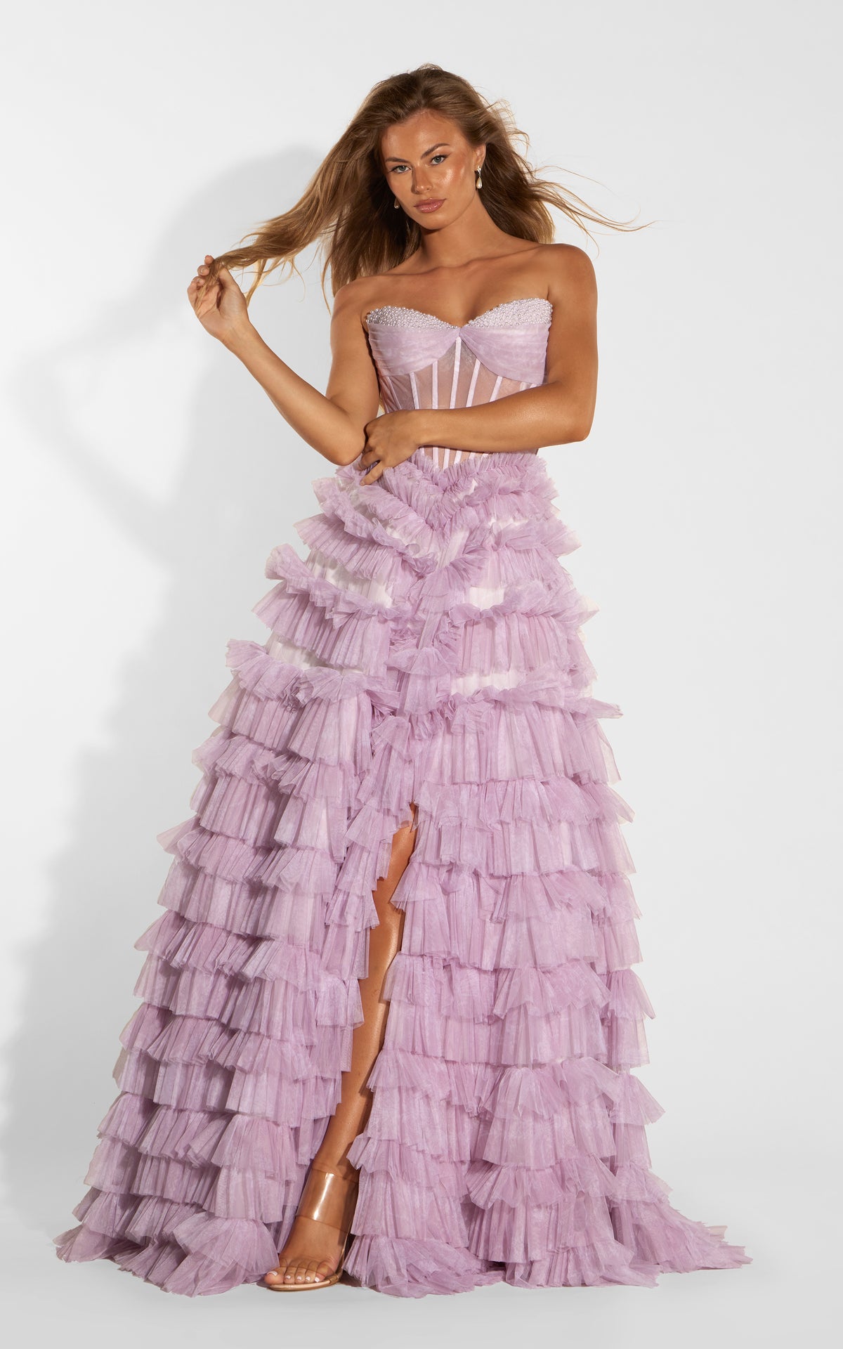 ALYCE Paris 62444 Alyce Long Sweetheart Neckline Corset A Line Dress