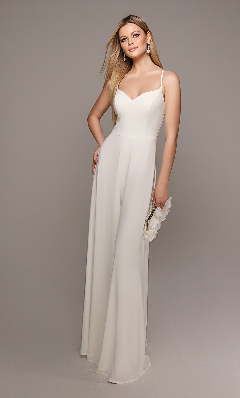 ALYCE PARIS 70022 Abito da salto modesto da sposa