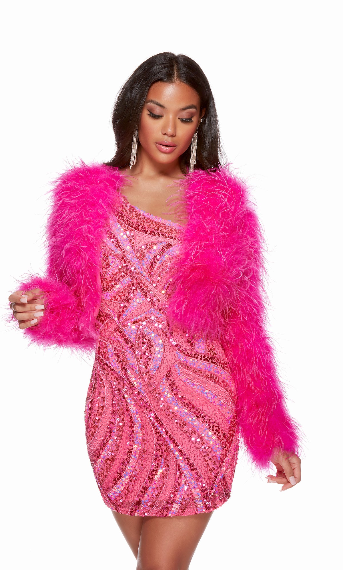 Vestido de chaqueta elegante de Homecoming de Alyce Paris 700 Homecoming