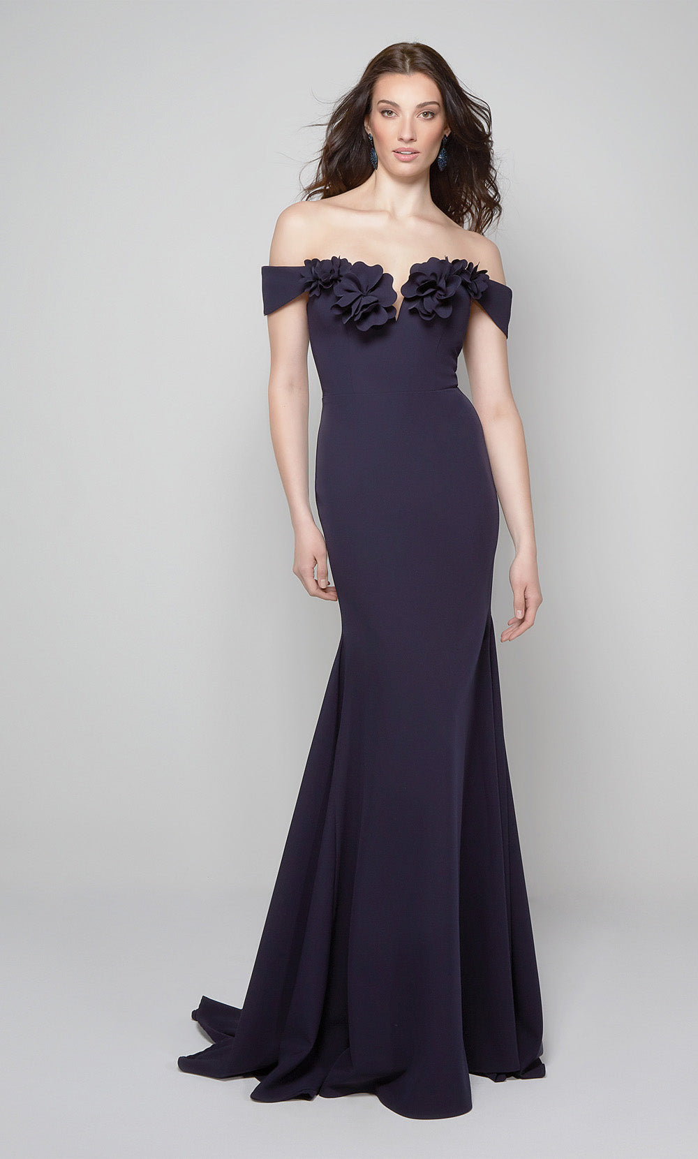 Alyce Paris 7062 Bridal hors de l'épaule Robe de sirène simple