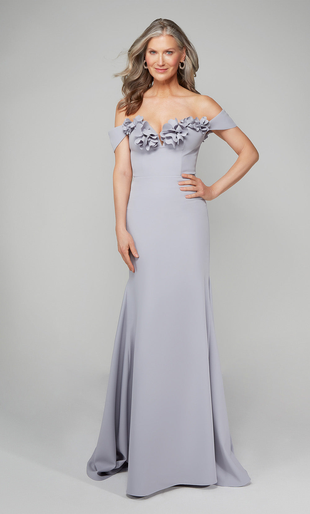 Alyce Paris 7062 Bridal hors de l'épaule Robe de sirène simple