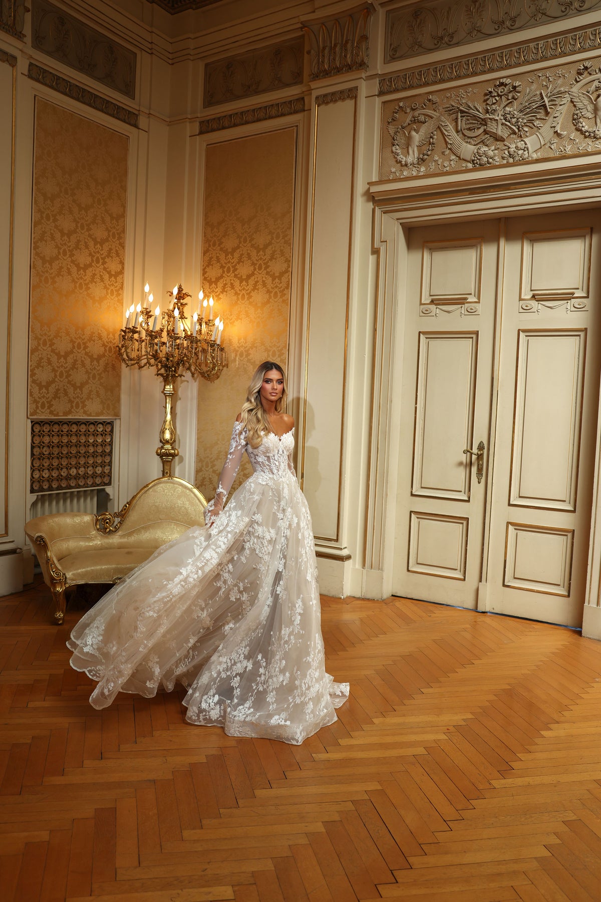 Alyce Paris 7150 Brautschatz Ausschnitt Korsett Ein Linienkleid