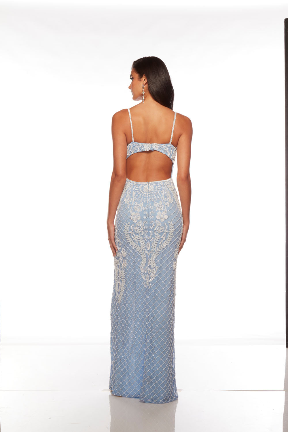 ALYCE PARIS 88004 Scoop Abito dritto abbellito