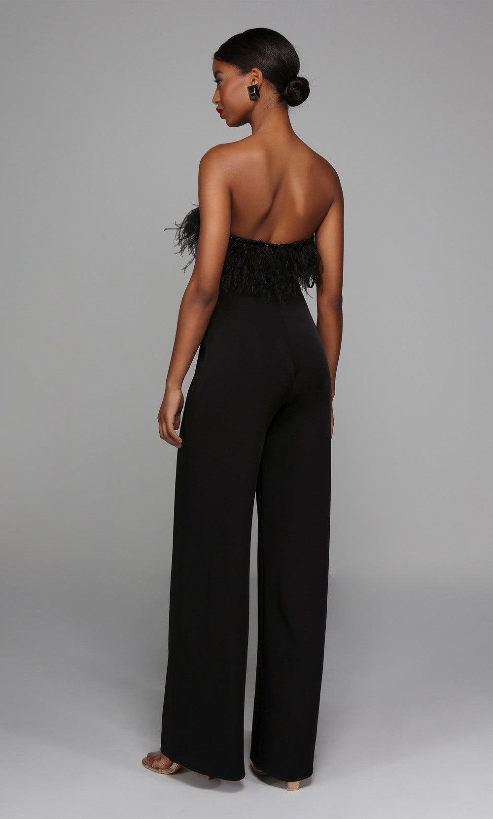 ALYCE Paris 1706 The Secret Dress - Long Strapless Embellished Jumpsuit Dress