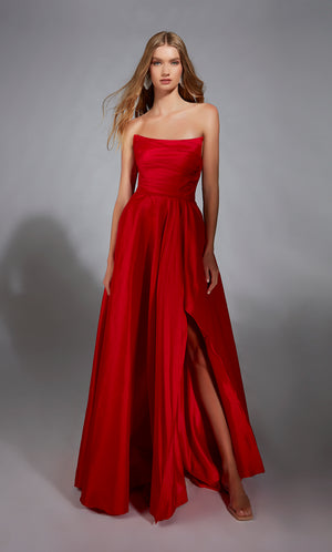 ALYCE Paris 1836 The Secret Dress - Long Strapless Slit  Dress