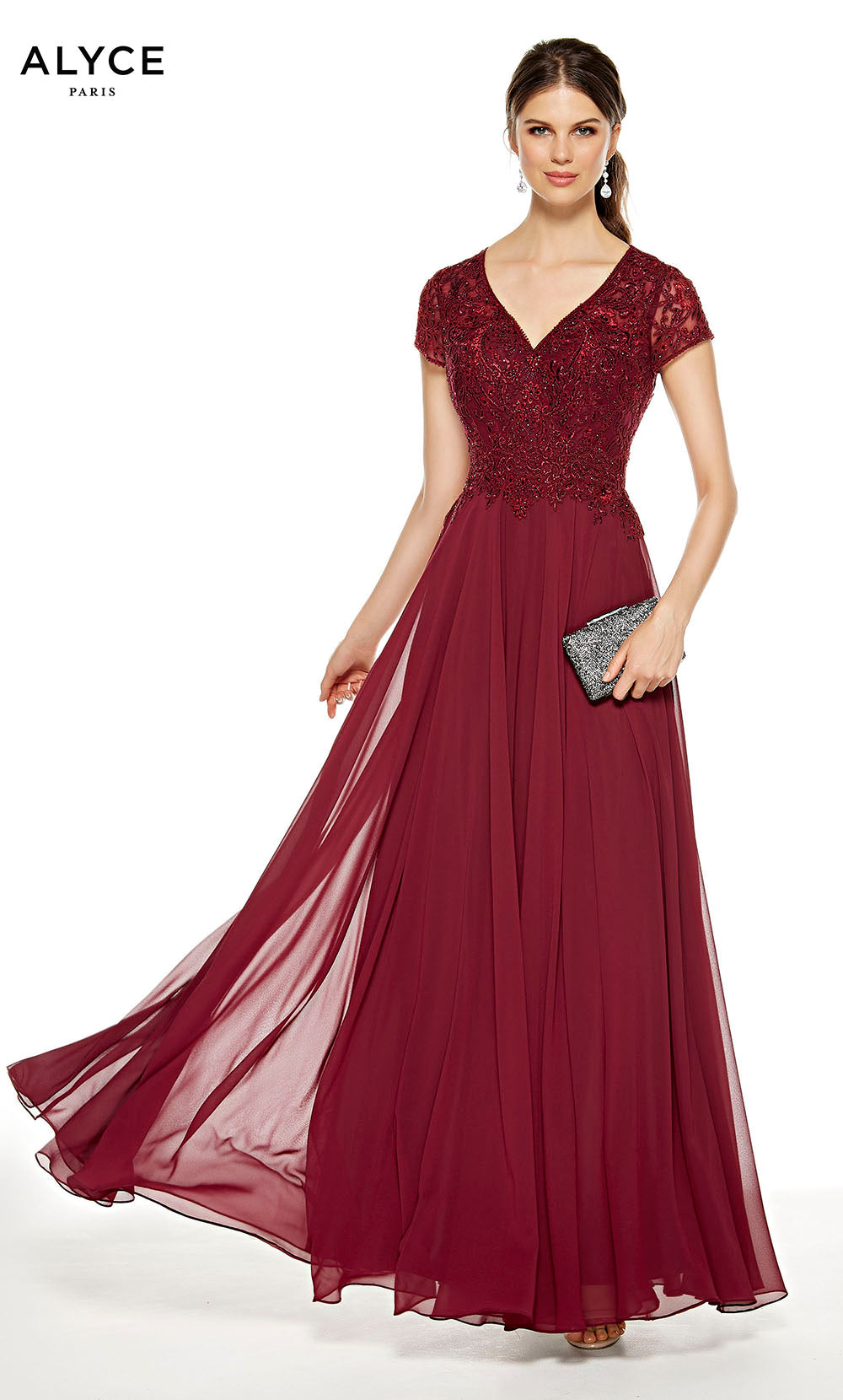 ALYCE Paris 27389 Special Occasion V-neck  Dress