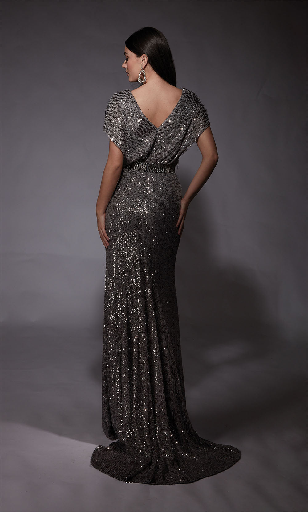 Alyce Paris 27708 Occasion spéciale en V en V Skinmery / Sparkly a Line Robe