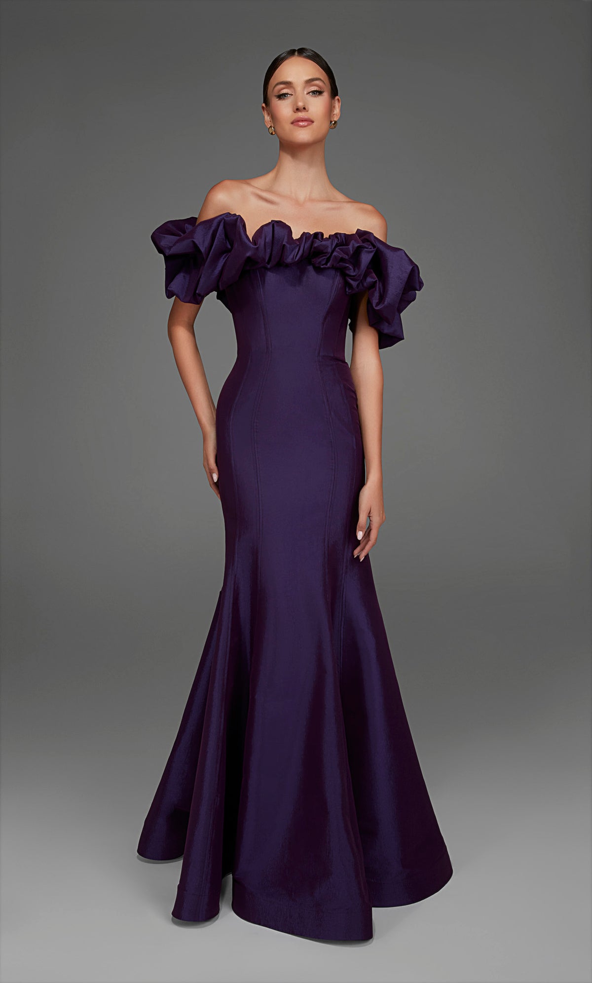 ALYCE Paris 27895 Special Occasion Off The Shoulder Neckline Elegant Mermaid Dress