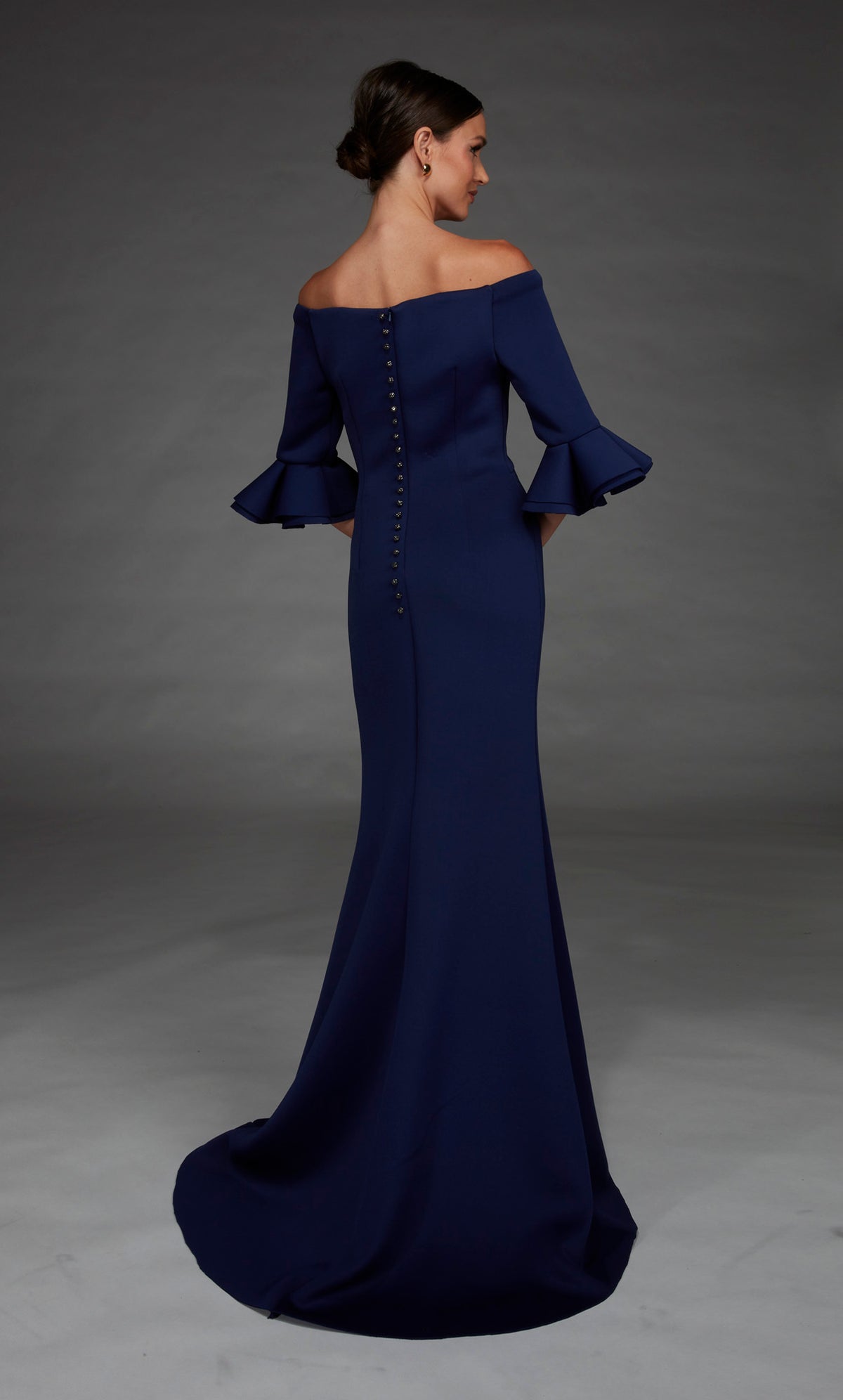 ALYCE Paris 27905 Special Occasion Off The Shoulder Neckline Simple Straight Dress
