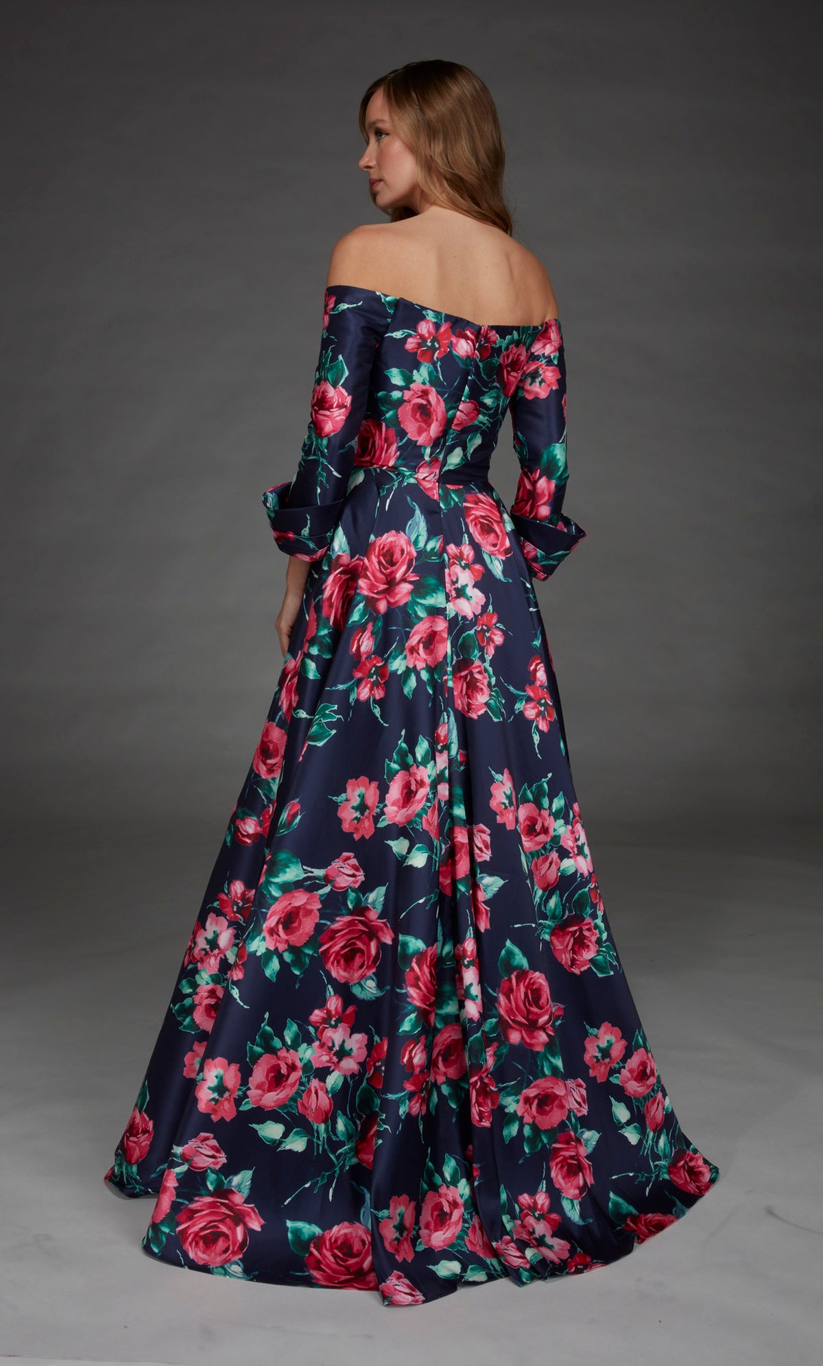 ALYCE Paris 27910 Special Occasion Off The Shoulder Neckline Elegant A Line Dress