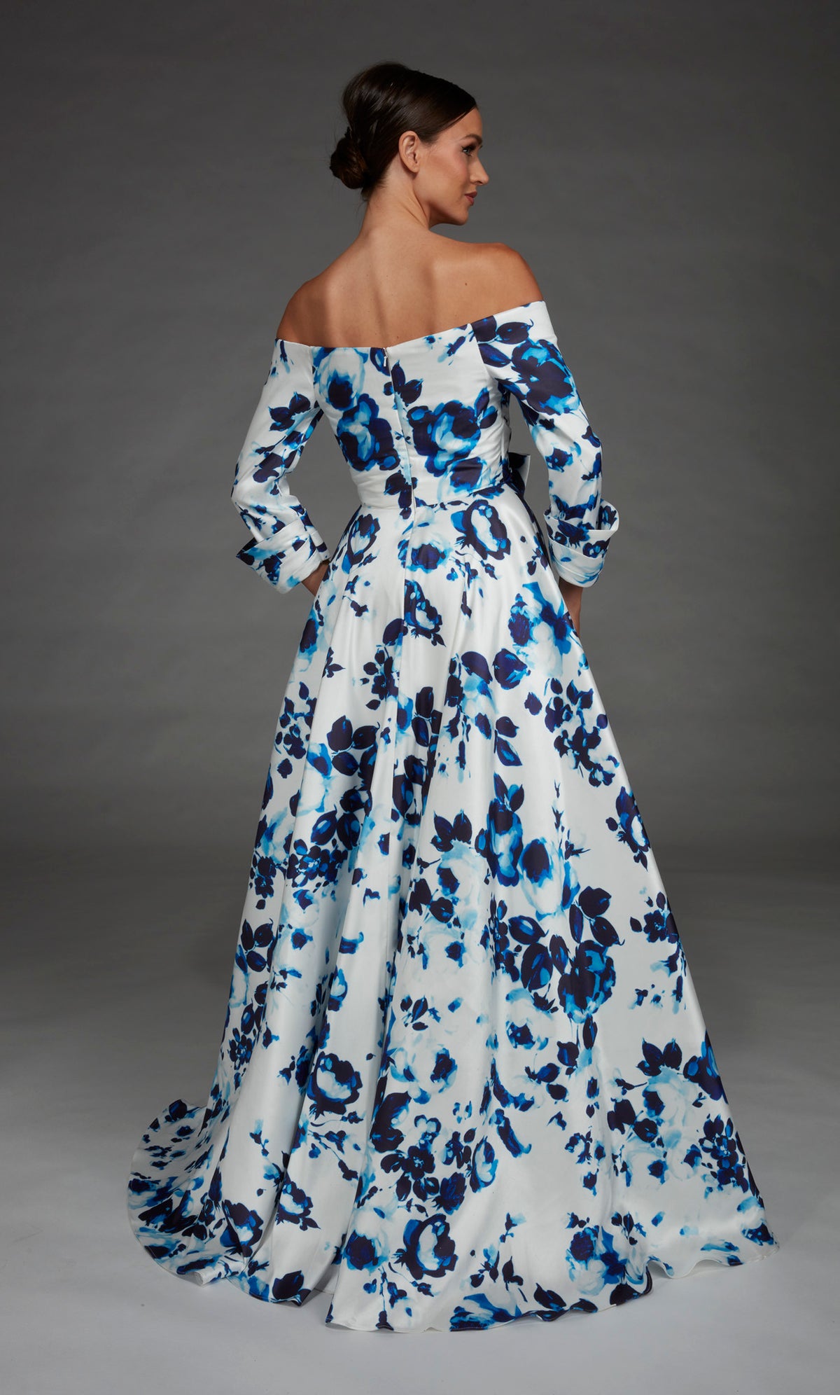 ALYCE Paris 27910 Special Occasion Off The Shoulder Neckline Elegant A Line Dress