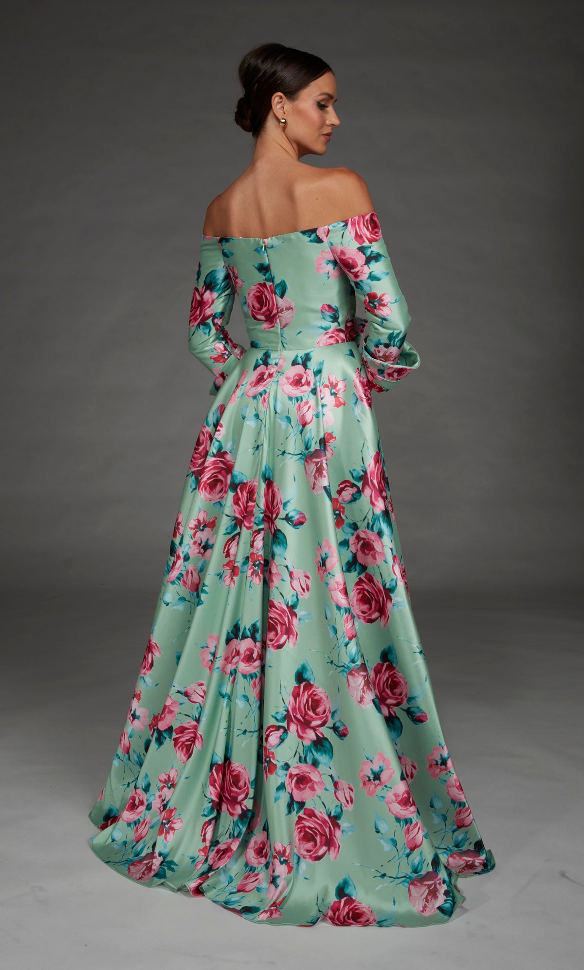 ALYCE Paris 27910 Special Occasion Off The Shoulder Neckline Elegant A Line Dress