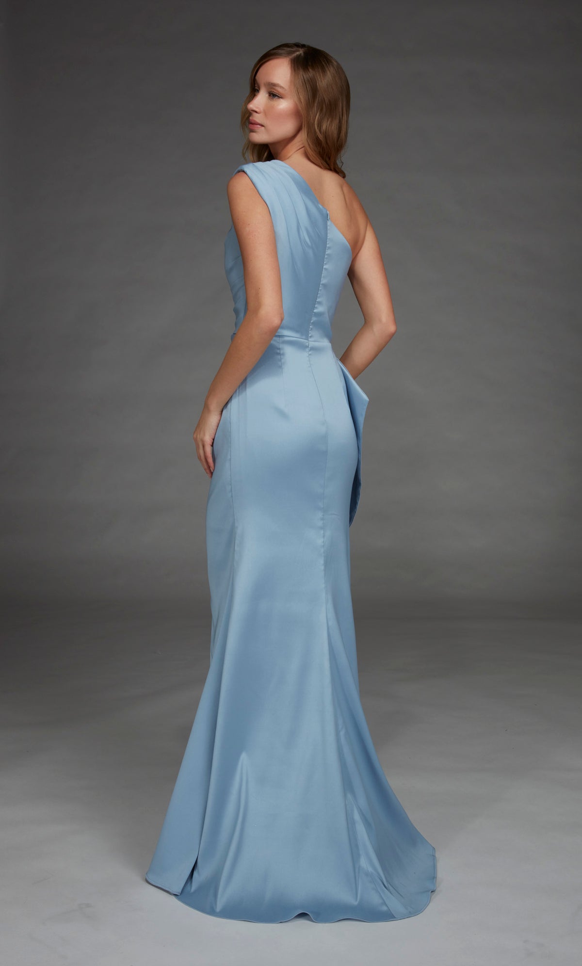 ALYCE Paris 27913 Special Occasion One Shoulder Neckline Elegant Straight Dress