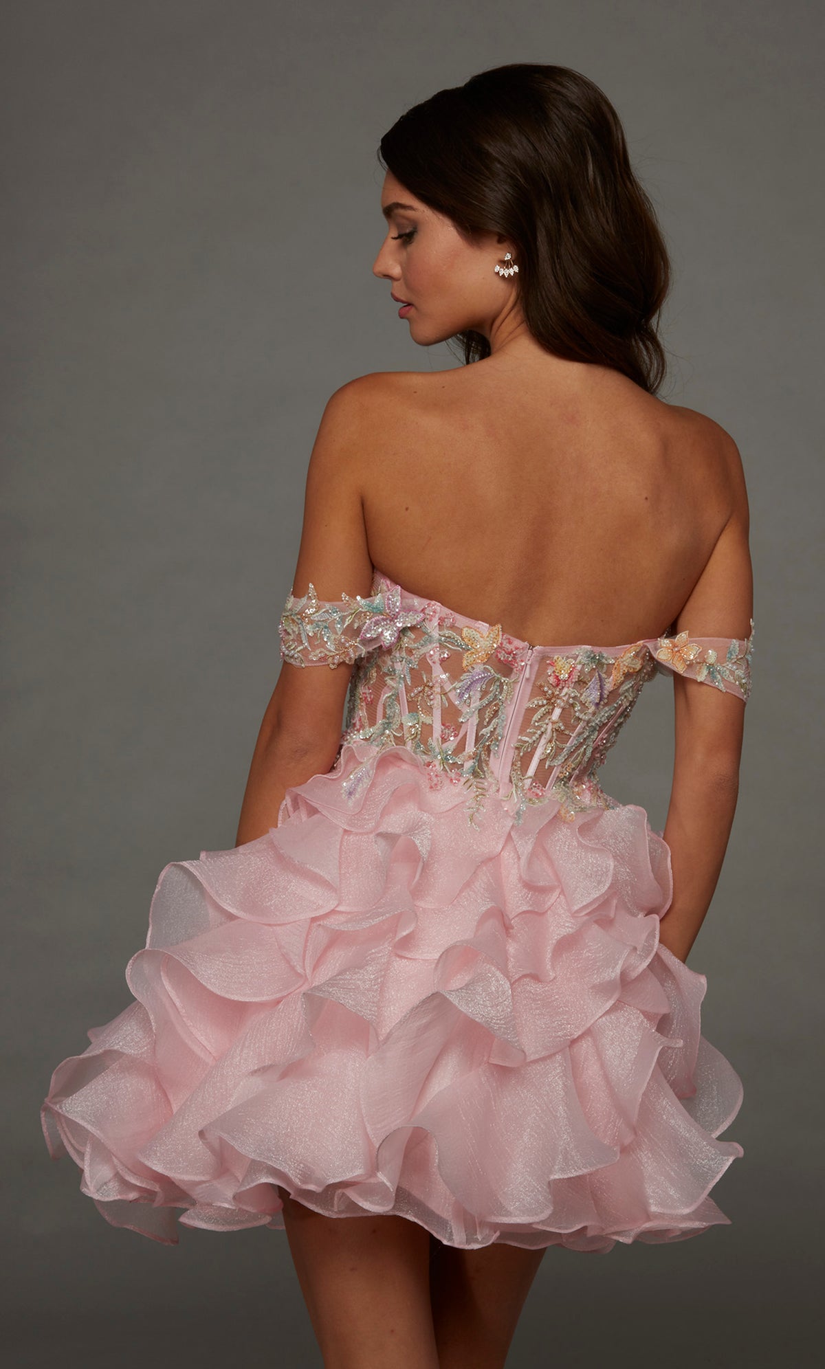 ALYCE Paris 30087 Homecoming Short Sweetheart Neckline Corset Straight Dress