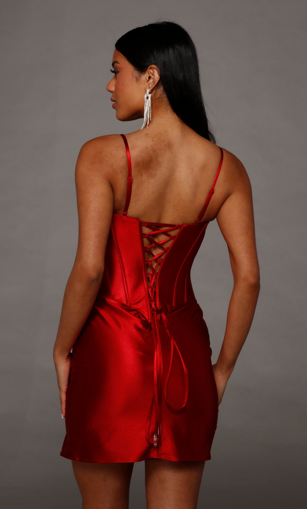 ALYCE Paris 40163 Homecoming Short Sweetheart Neckline Corset Straight Dress