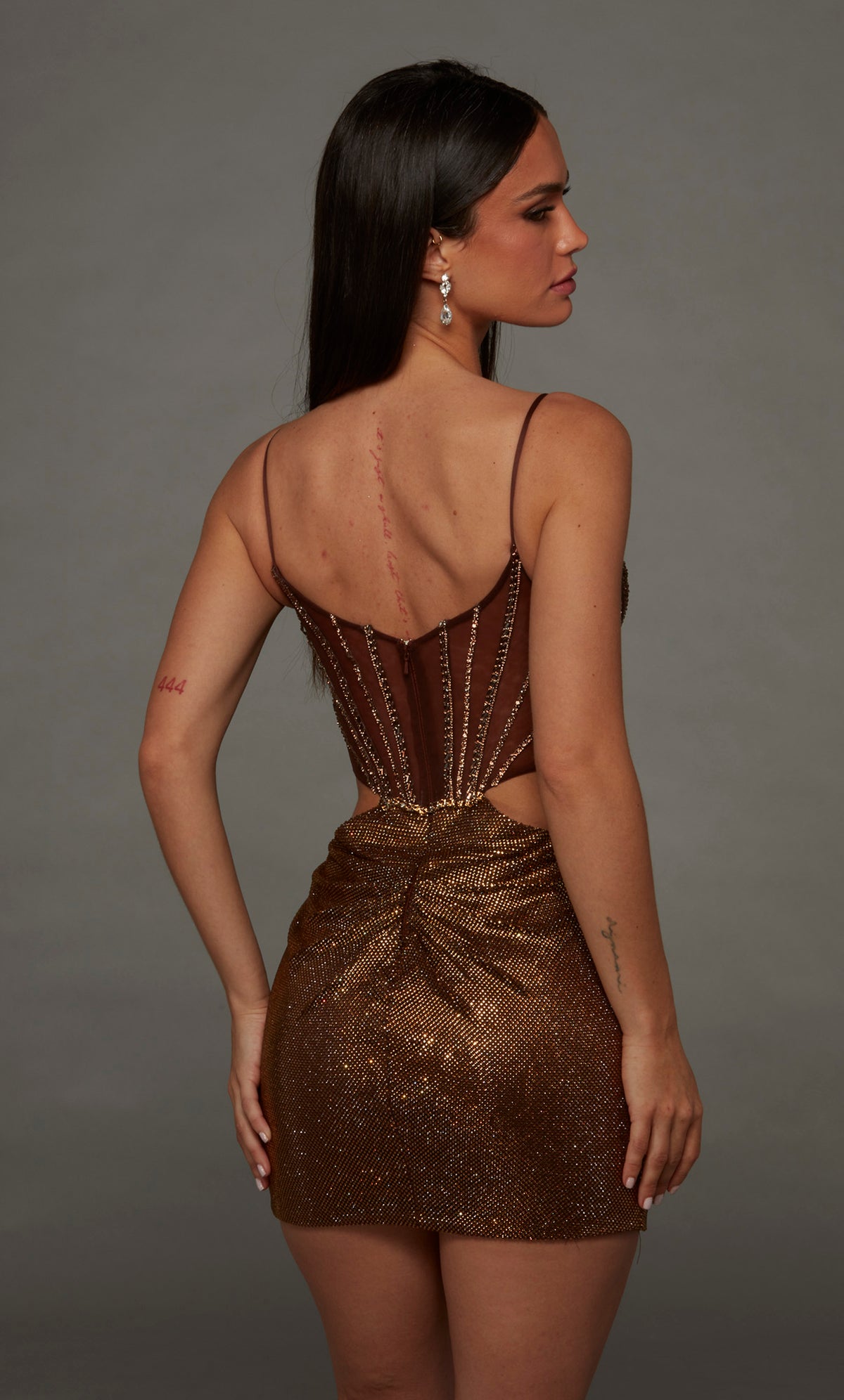 ALYCE Paris 40174 Homecoming Short V-neckline Sexy Straight Dress