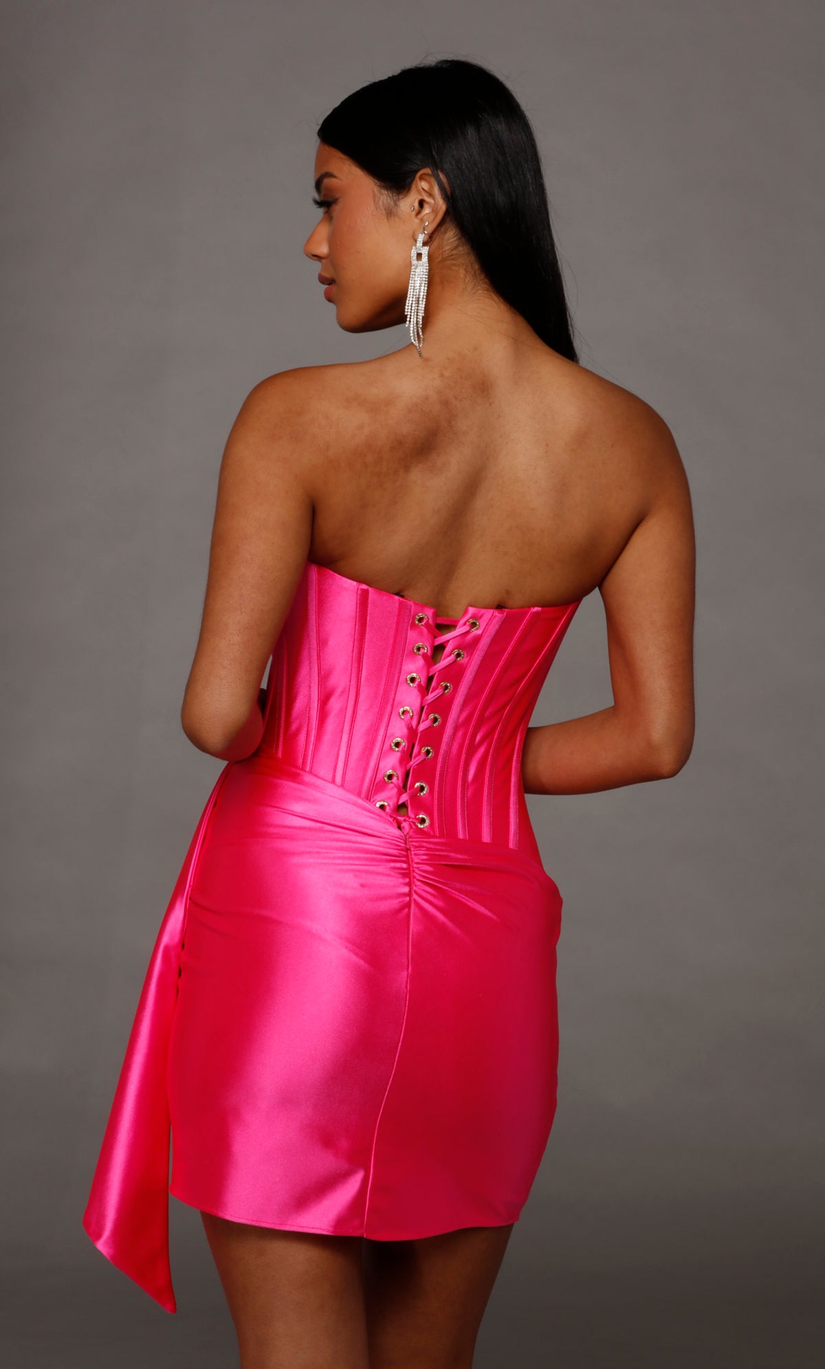 ALYCE Paris 40207 Homecoming Short Scooped Neckline Ruched/draped Straight Dress