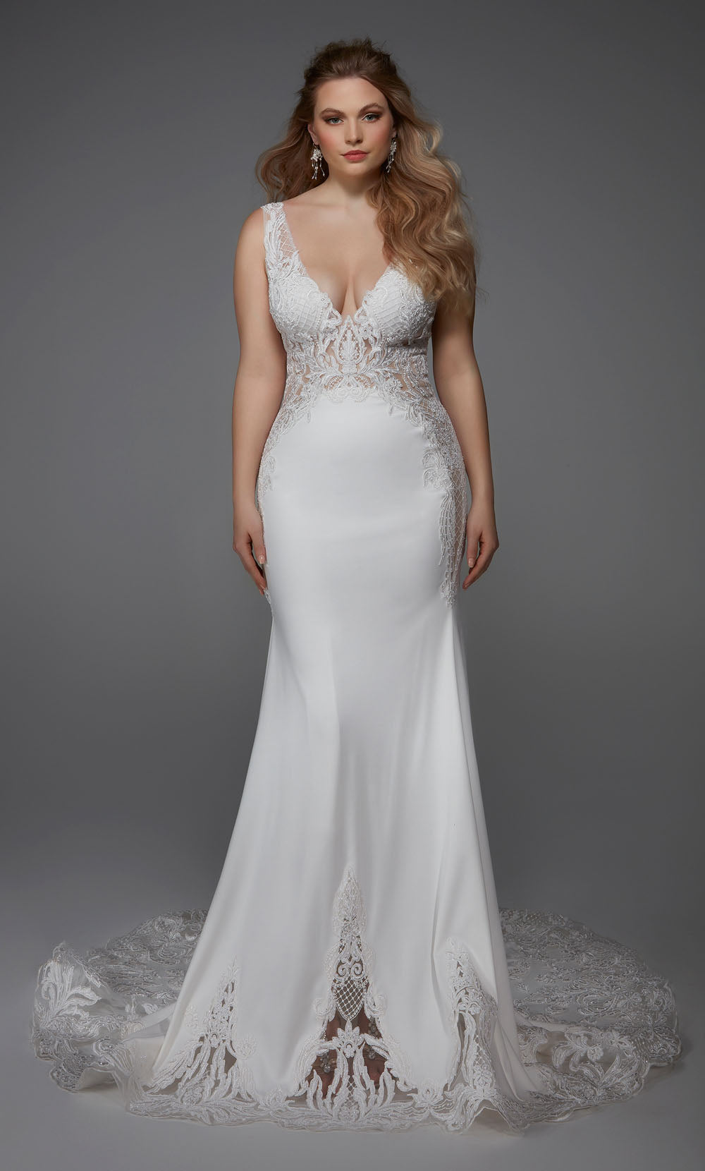 Alyce Paris 5065 Robe de sirène Elegant Bridal-Neck Elegant