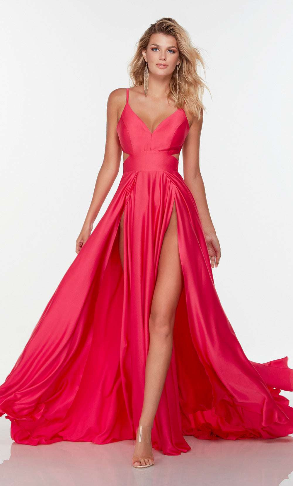 Alyce Paris 61140 Alyce Langes V-Ausschnitt sexy Kleid