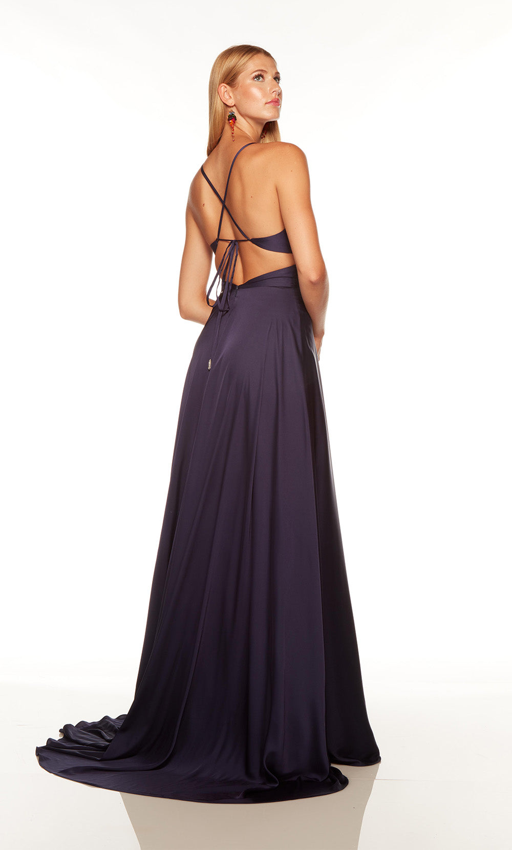 Alyce Paris 61460 Alyce Long-Neck Sexy Flowy Vestido