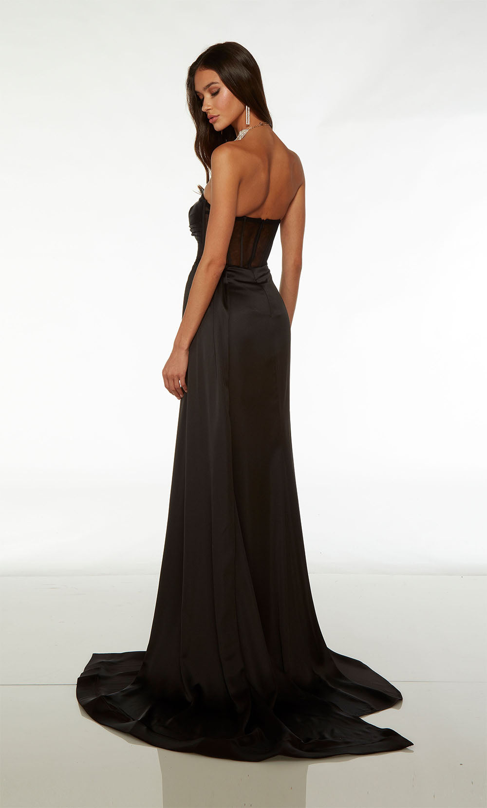 Alyce Paris 61703 Alyce Long Sweetheart Illusion Straight Dress