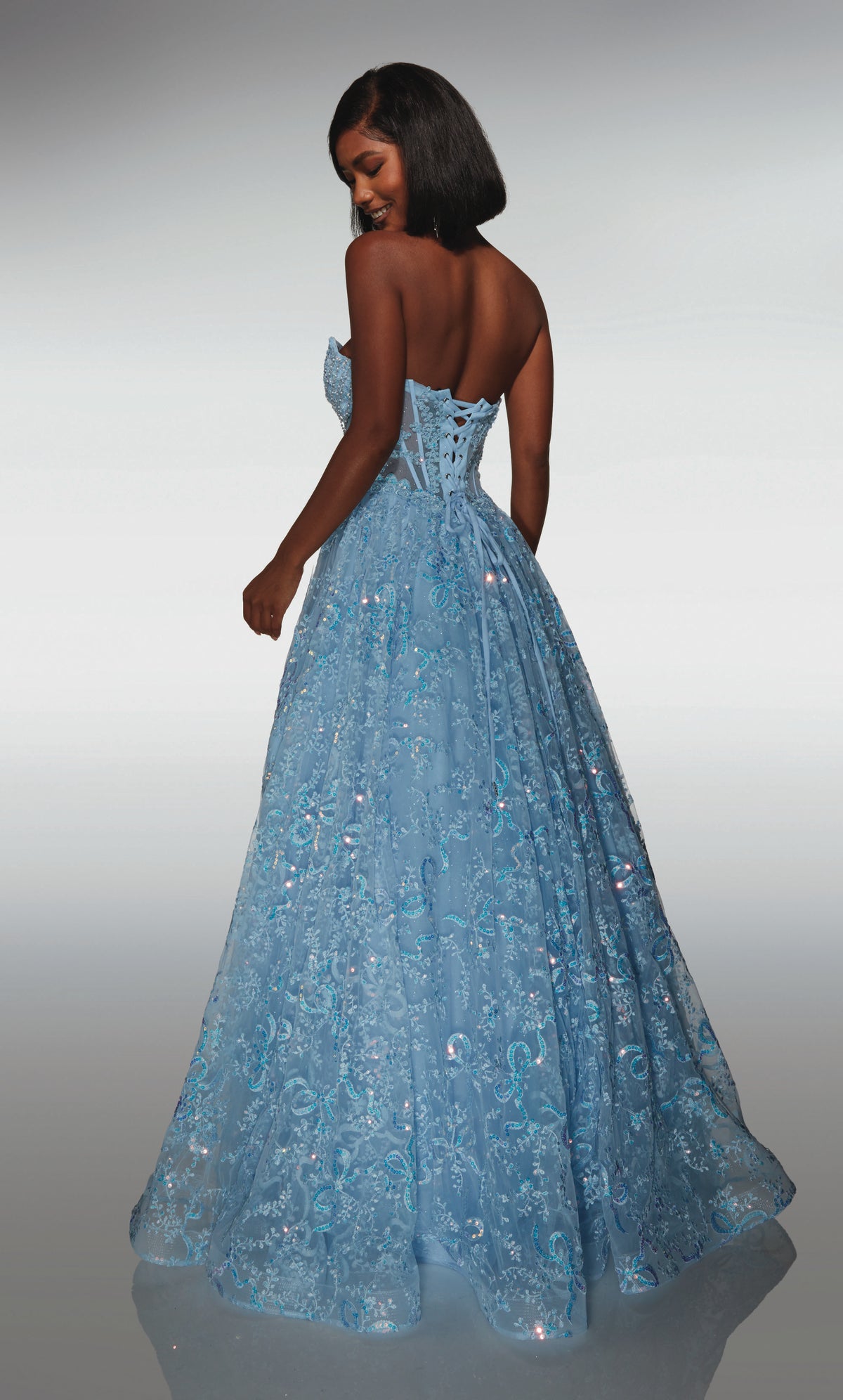 ALYCE Paris 62033 Alyce Long Sweetheart Neckline Corset Ballgown Dress