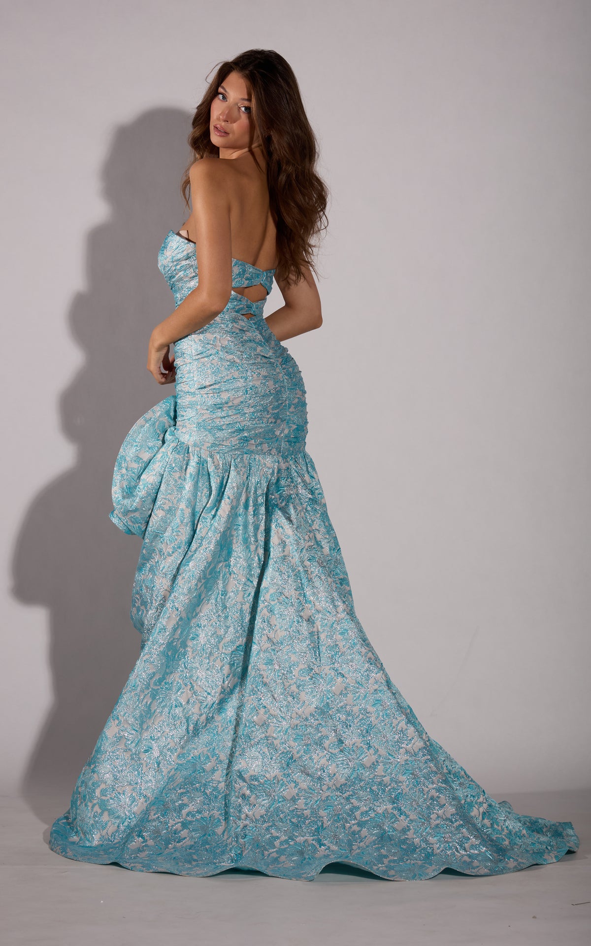ALYCE Paris 62255 Alyce Long Sweetheart Neckline Train High-low Dress